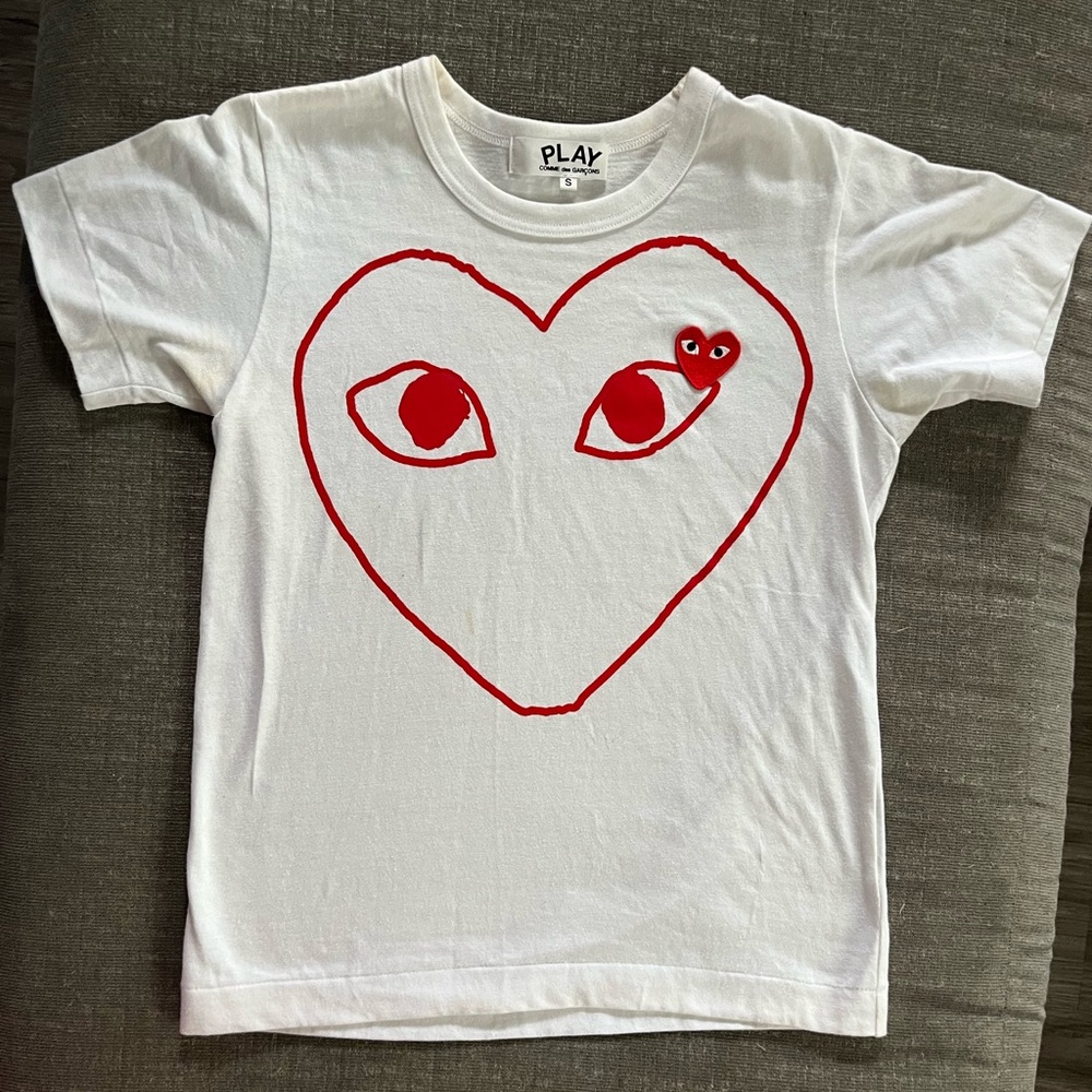 White Play Comme Des Garçons tee